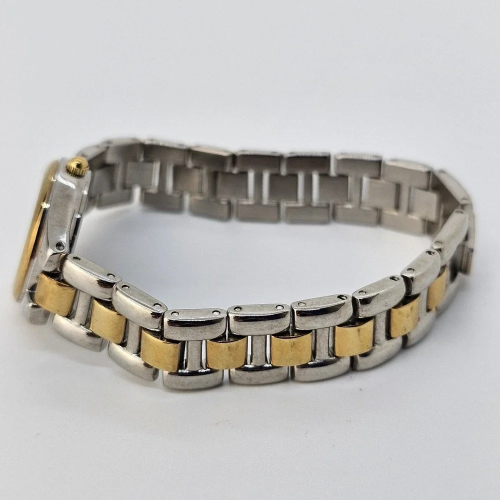 Anne Klein II Women's Watch 22MM Gray‎ Dial Two Tone Bracelet 7